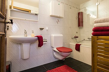 Ferienwohnung in Saas-Almagell - WC/Bad