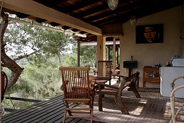 Ferienhaus in San José-Porroig - Terrasse El Nido