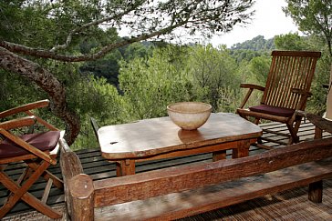 Ferienhaus in San José-Porroig - Terrasse El Nido