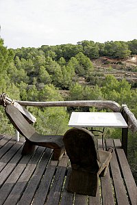 Ferienhaus in San José-Porroig - Terrasse El Nido