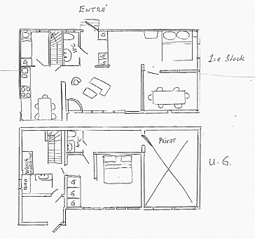 Ferienhaus Grundrissplan 1