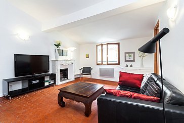 Ferienwohnung in Nizza - Wohnzimmer mit WLAN und LCD TV