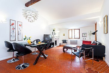 Ferienwohnung in Nizza - Wohnzimmer