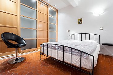 Ferienwohnung in Nizza - Schlafzimmer 1 nach hinten