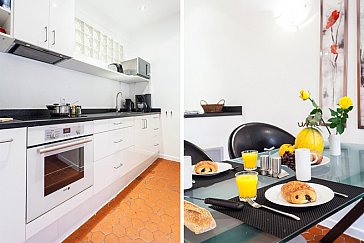 Ferienwohnung in Nizza - Küche