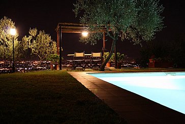 Ferienwohnung in Florenz - Villa la Pergola bei Nacht