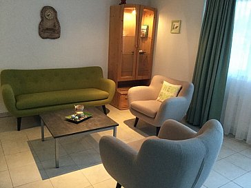 Ferienwohnung in Saas-Almagell - Wohnzimmer