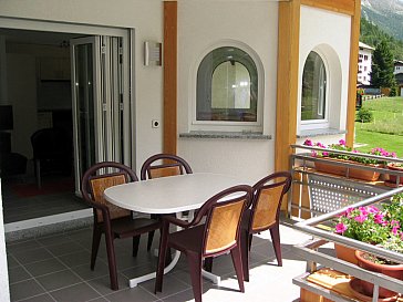 Ferienwohnung in Saas-Grund - Balkon