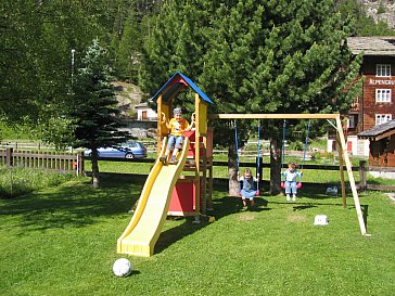 Ferienwohnung in Saas-Grund - Spielplatz