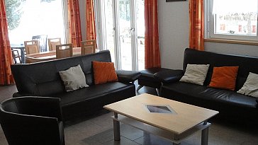 Ferienwohnung in Saas-Grund - Wohnzimmer