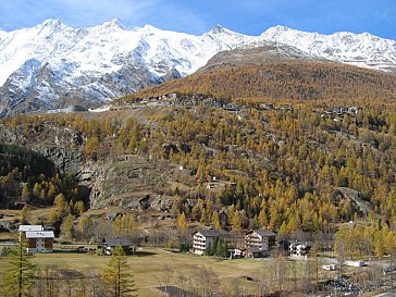 Ferienwohnung in Saas-Grund - Bergpanorama