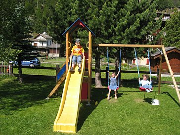 Ferienwohnung in Saas-Grund - Spielplatz