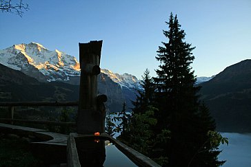 Ferienhaus in Wengen - Abendstimmung