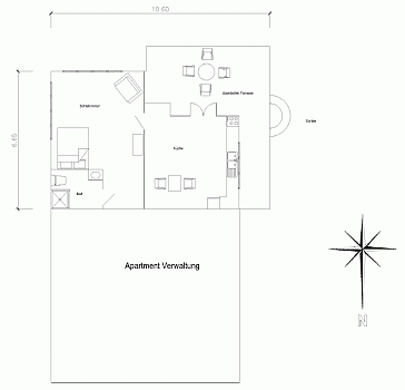 Ferienhaus Grundrissplan 1