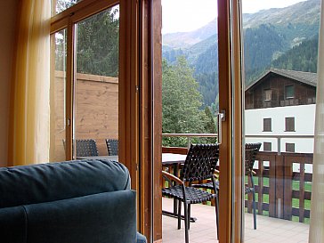 Ferienwohnung in Klosters - Blick aus dem Wohnzimmer