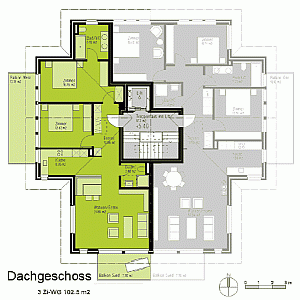 Ferienwohnung Grundrissplan 1