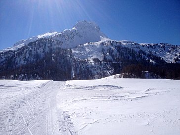 Ferienwohnung in La Punt-Chamues-ch - Winter in Maloja