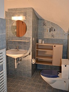 Ferienwohnung in La Punt-Chamues-ch - Badezimmer