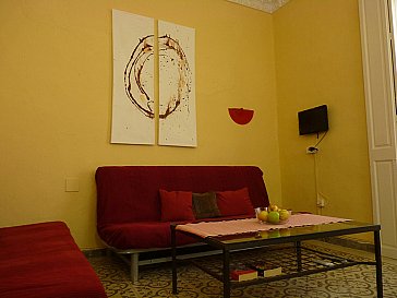 Ferienwohnung in Jerez de la Frontera - Sofas im Wohnzimmer