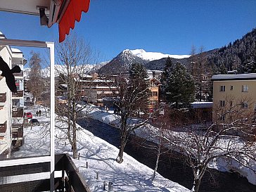 Ferienwohnung in Davos - Blick Richtung Bolgenschanze