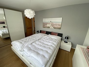 Ferienwohnung in Davos - Schlafzimmer