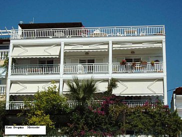 Ferienwohnung in Sarti - Haus Despina von der Meerseite