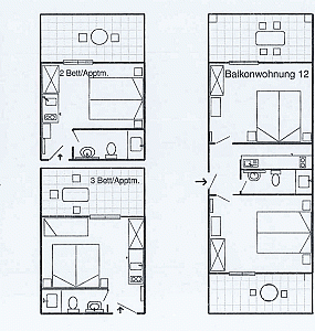 Ferienwohnung Grundrissplan 1