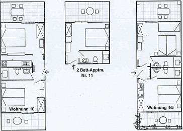 Ferienwohnung Grundrissplan 2