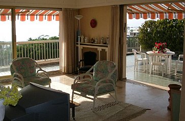 Ferienwohnung in Antibes Juan les Pins - 90 m2 Wohnfläche, 70 m2 Terrasse, Panoramablick
