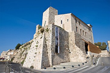 Ferienwohnung in Antibes Juan les Pins - Das berühmte Picasso-Museum auf den Stadtmauern