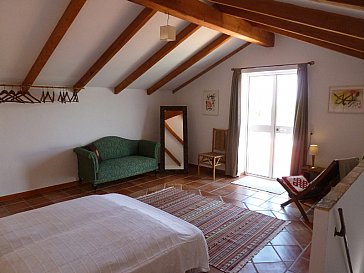 Ferienhaus in Conil de la Frontera - Oberes Schlafzimmer mit Terrasse