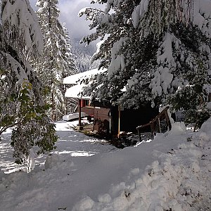 Ferienhaus in Bergün - Im Winter 1