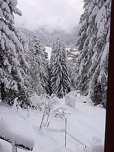 Ferienhaus in Bergün - Im Winter 2