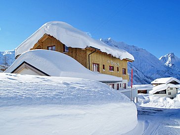 Ferienwohnung in Schröcken - Haus Rothorn in Richtung Hochberg