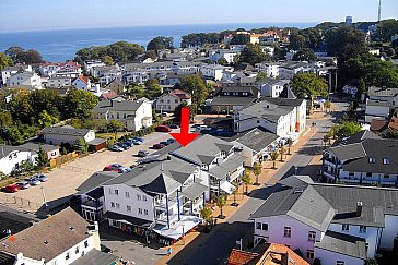 Ferienwohnung in Göhren - Luftbild vom Haus Rügen