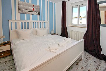 Ferienwohnung in Göhren - Beispiel Schlafzimmer FeWo Typ A deluxe