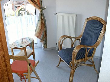 Ferienhaus in Nessmersiel - Die Lese- oder Chill-Ecke im Zweibettzimmer
