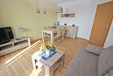 Ferienwohnung in Göhren - Das Wohnzimmer der Ferienwohung