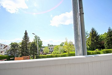 Ferienwohnung in Göhren - Blick vom Balkon der Ferienwohnung