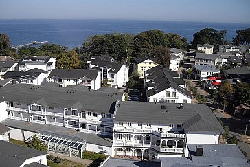Ferienwohnung in Göhren - Luftaufnahme des Ferienhauses