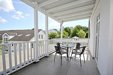 Ferienwohnung in Göhren - Blick vom Balkon einer Typ A FeWo