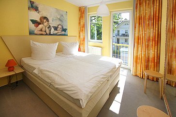 Ferienwohnung in Ostseebad Baabe - Blick in das Schlafzimmer der FeWo