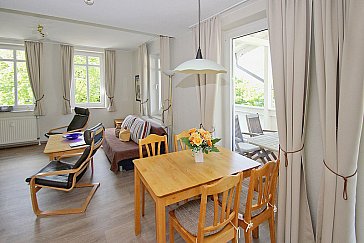 Ferienwohnung in Göhren - Wohnzimmer Ferienwohnung Typ C