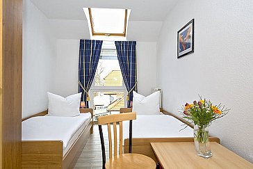 Ferienwohnung in Göhren - Schlafzimmer in der Ferienwohnung mit 2 Einzelbett
