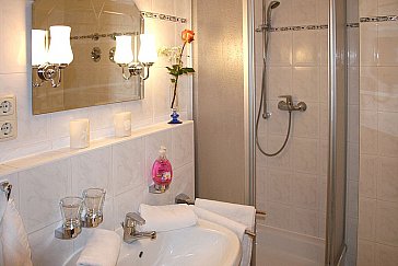 Ferienwohnung in Göhren - Das Badezimmer vom Haus Mecklenburg in Göhren