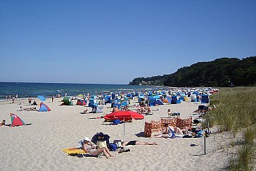 Ferienwohnung in Göhren - Badestrand auf Rügen im Ostseebad Göhren