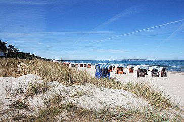 Ferienwohnung in Göhren - Blick auf den Badestrand der Insel Rügen