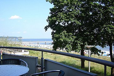 Ferienwohnung in Göhren - Meerblick vom Balkon der Ostseeresidenz