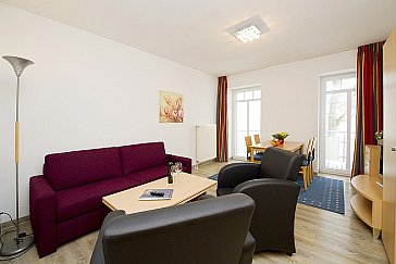 Ferienwohnung in Göhren - Wohnzimmer einer Fewo in der Ostseeresidenz