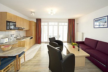 Ferienwohnung in Göhren - Wohnzimmer einer Ferienwohnung
